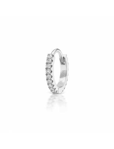 6.5mm Diamond Eternity Ring in White Gold