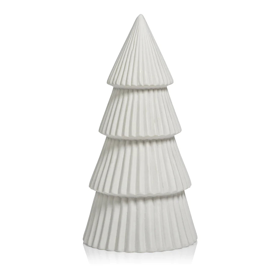 Ceramic Holiday Tree - Matt White