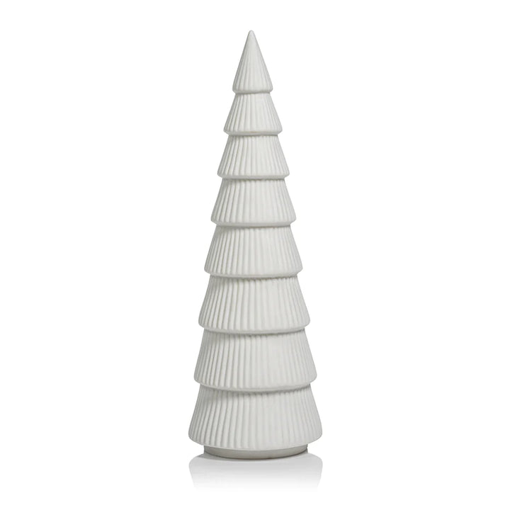 Ceramic Holiday Tree - Matt White