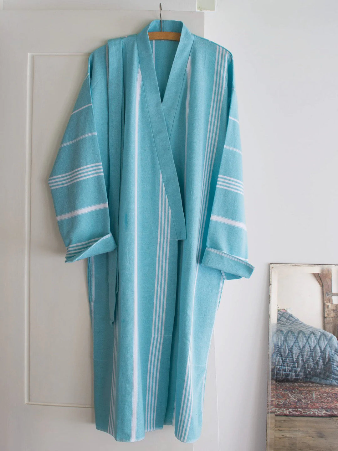 Hammam Bathrobe Aqua