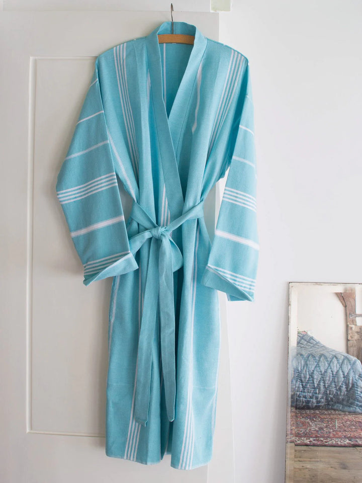 Hammam Bathrobe Aqua