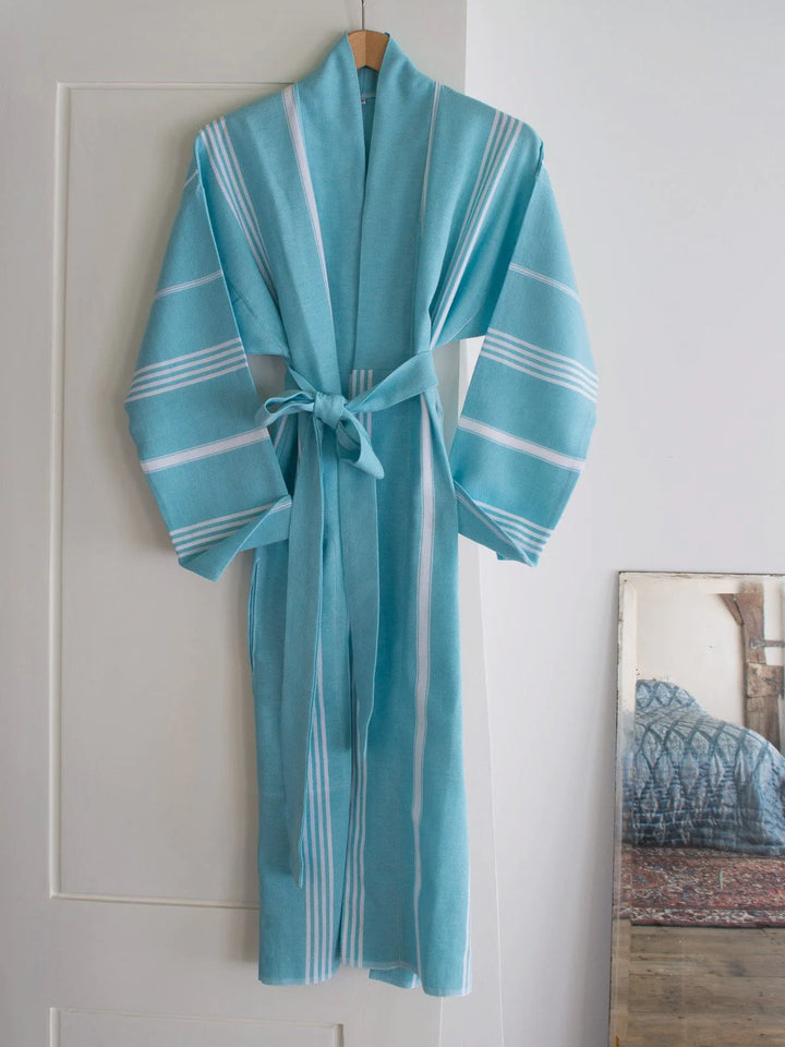 Hammam Bathrobe Aqua