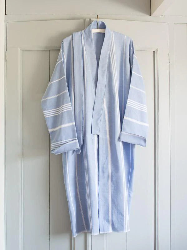 Hammam Bathrobe Blue