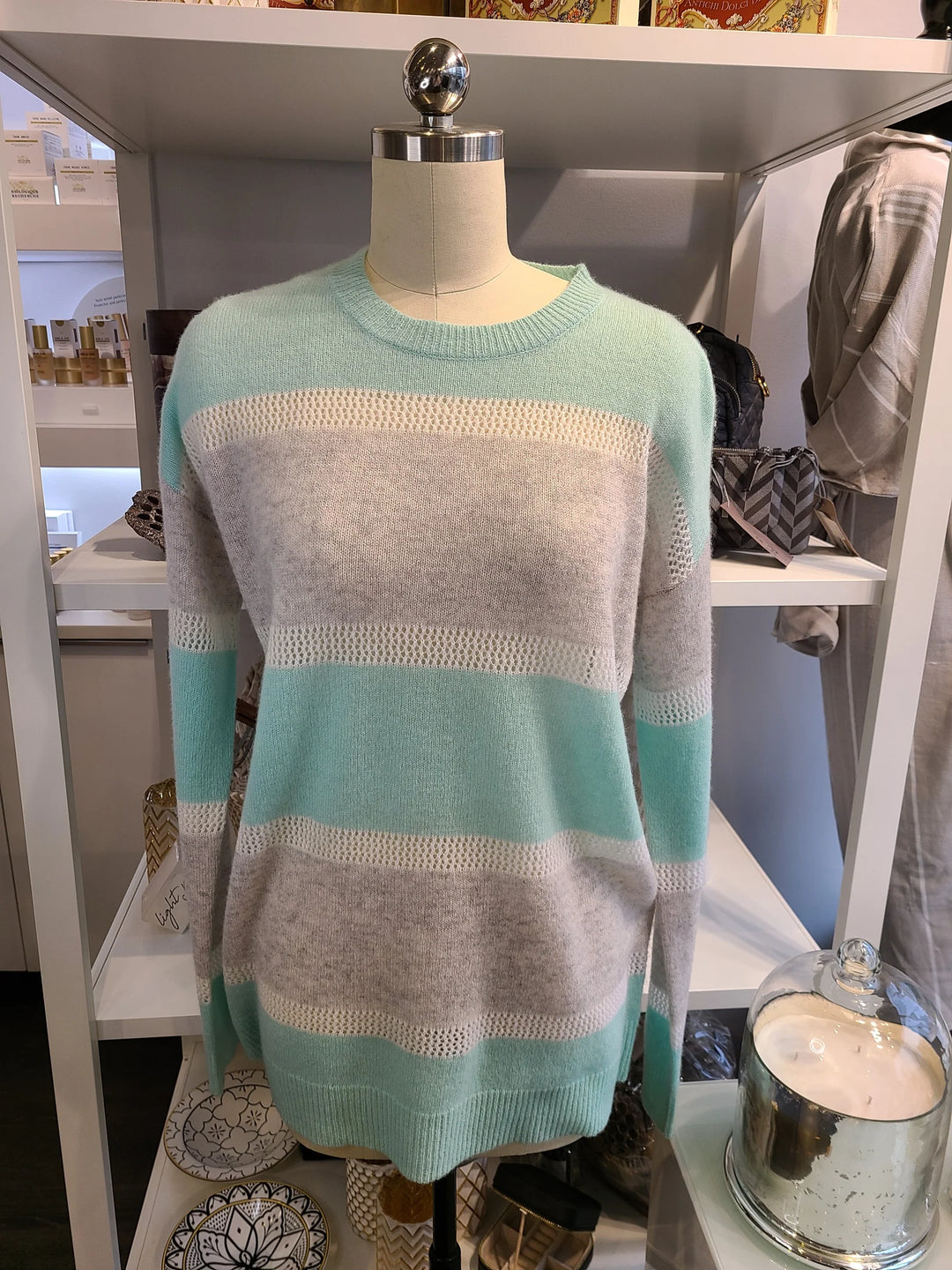 Babita Cashmere Sweater - Seacrest/nimbus