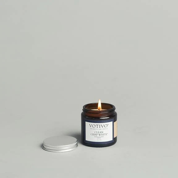 Clean Crisp White Jar Candle