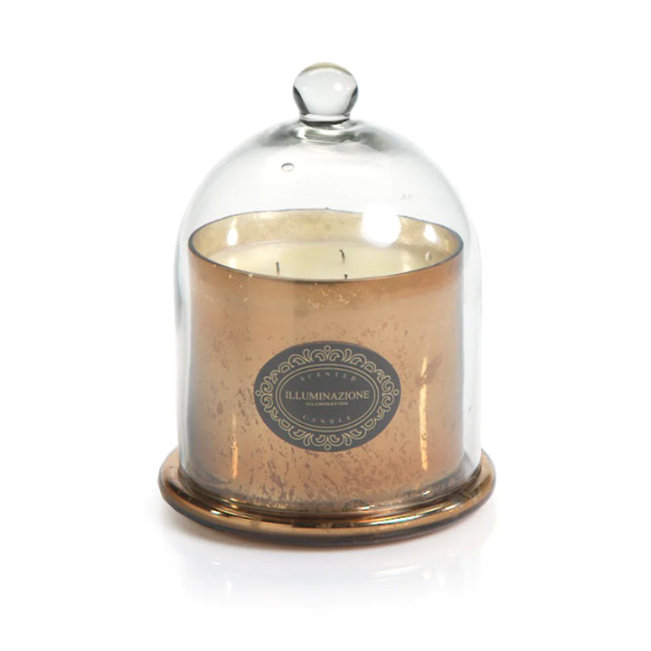 Dome Candle: Antique Gold - Vanilla Orchid