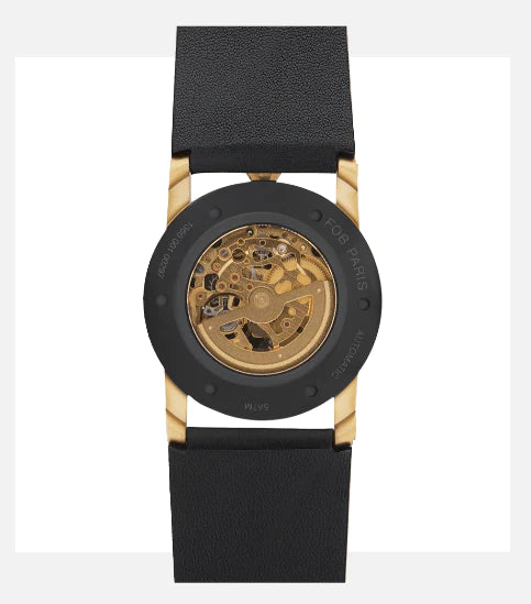 R413 Eclipse Wrist Watch With Black Vachetta Strap